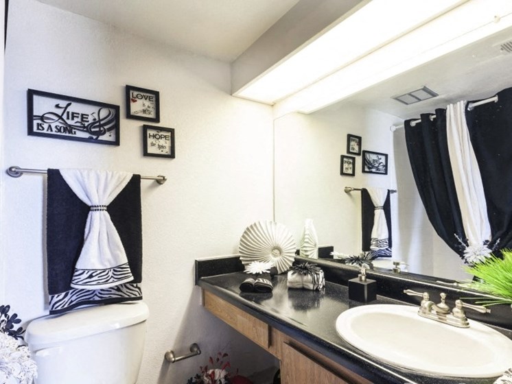 Bathroom (Non-Renovated Apartment) at Presidio North Apartments in Phoenix, AZ